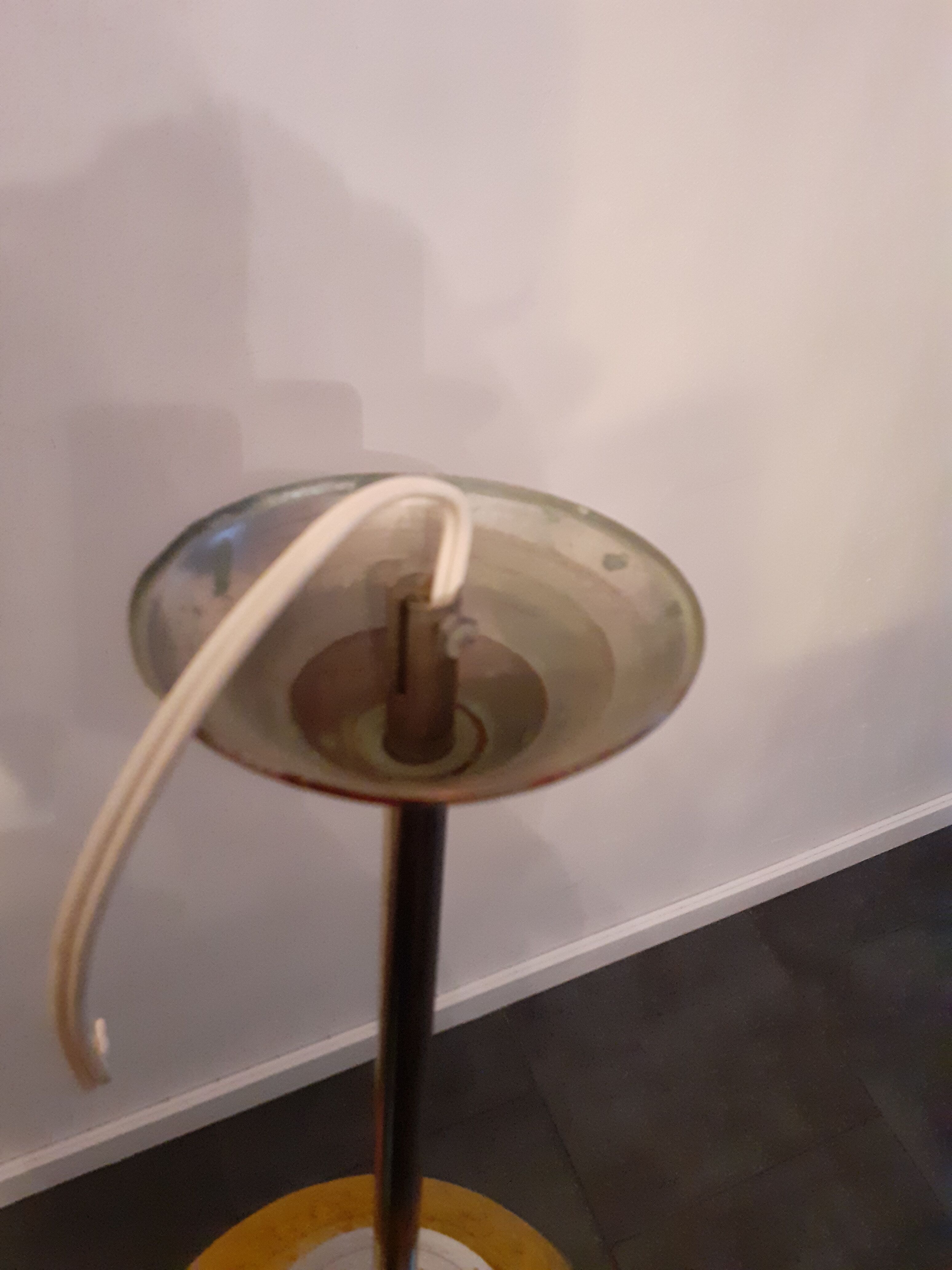 Art Deco clichy glass hanging