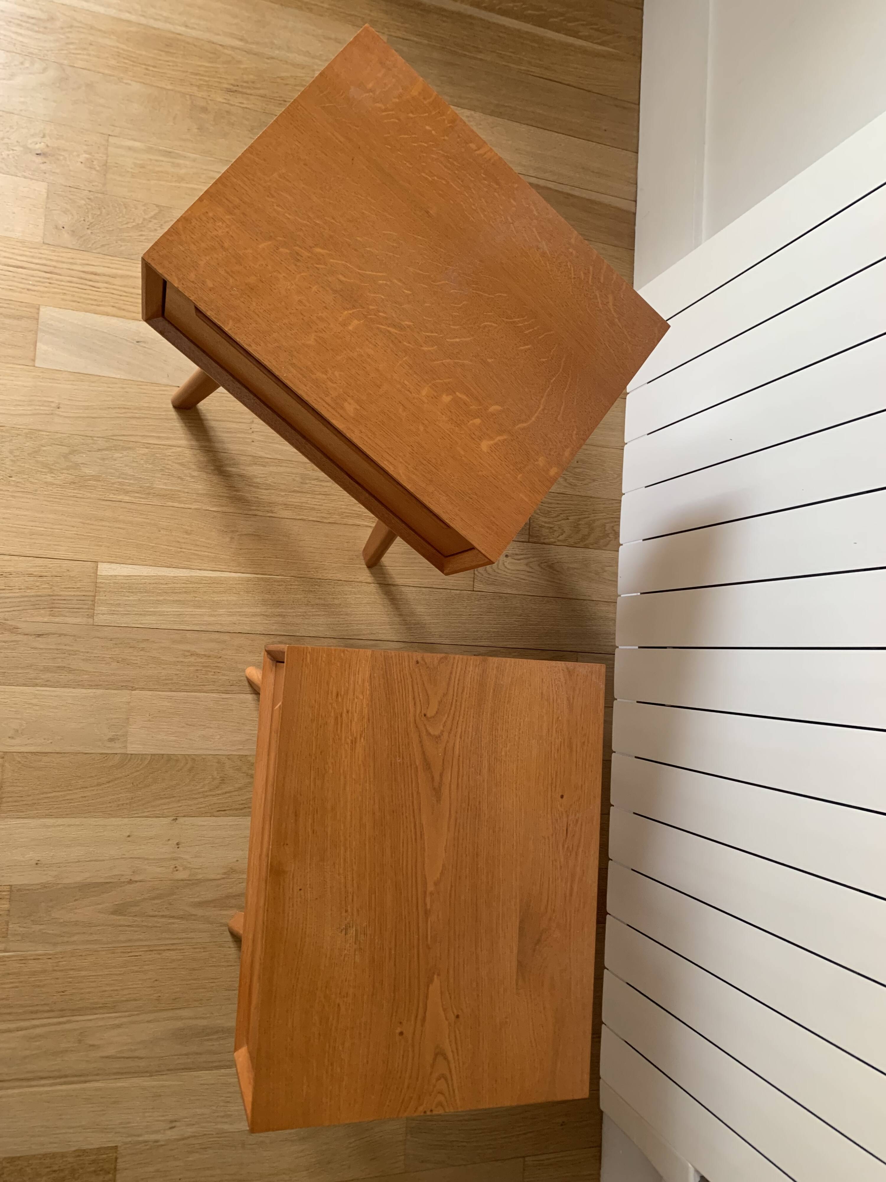 Pair of Scandinavian style nightstands