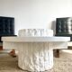 Table basse en travertin magnussen ponte