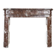 Cheminée en marbre rouge style Louis XVI fin 19e siècle