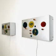 C-1701 Collage Wall Lamp By Willem Van Oyen For Raak Amsterdam, The Netherlands 1960S