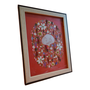 Composition florale rouge