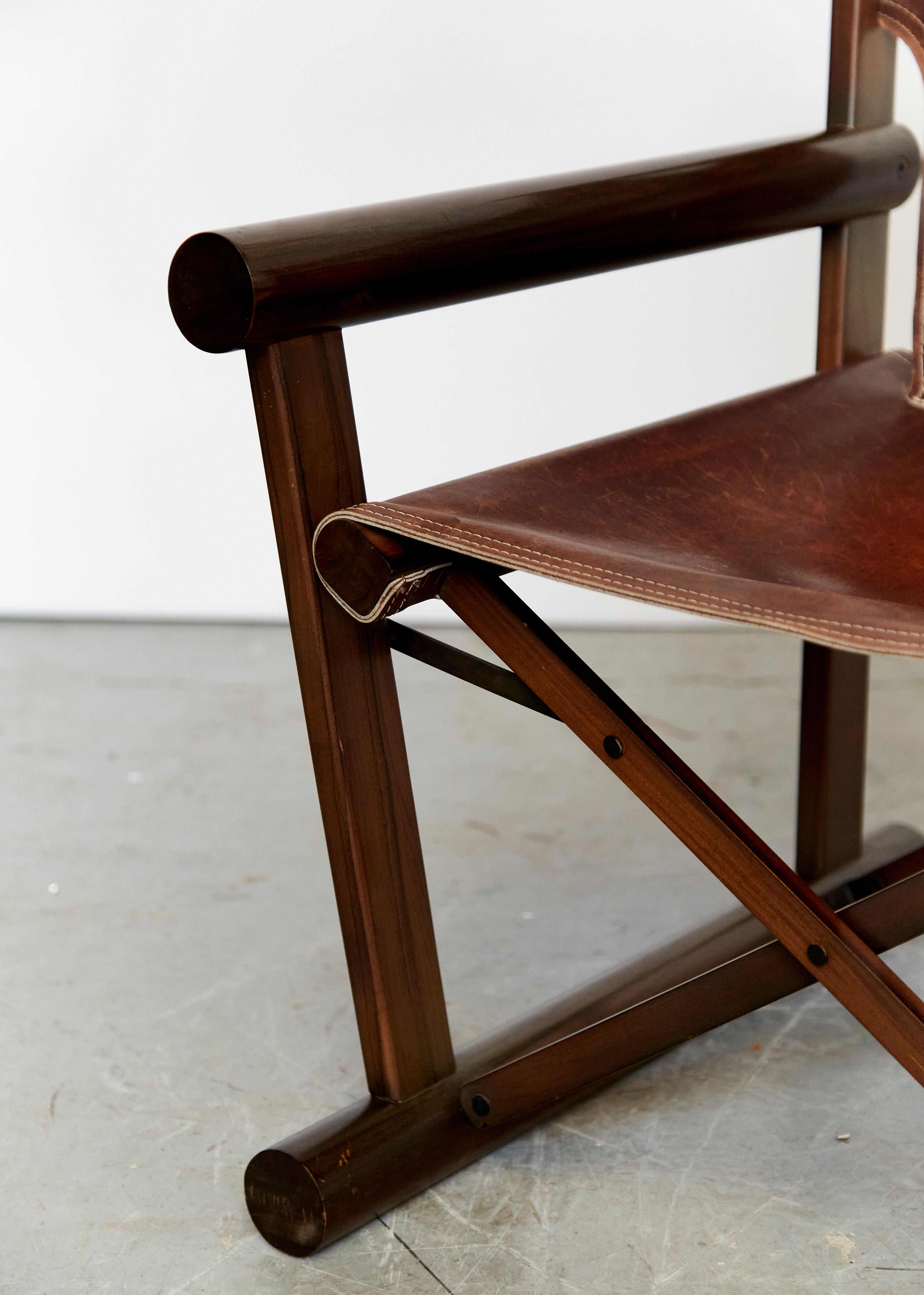 Sergio rodriguez folding chair & ottomane for oca