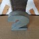 Chiffre 2 en zinc