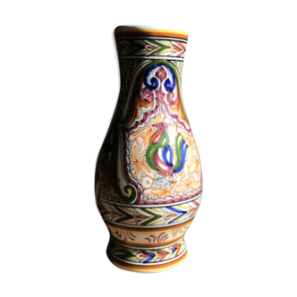 Small hand-painted vase