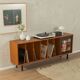 60s Record Vinyl Cabinet