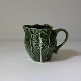 Service of cabbage cups barbotine Caldas da Rainha, Portugal