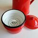 Antique enameled coffee pot