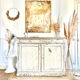 Antique patinated sideboard