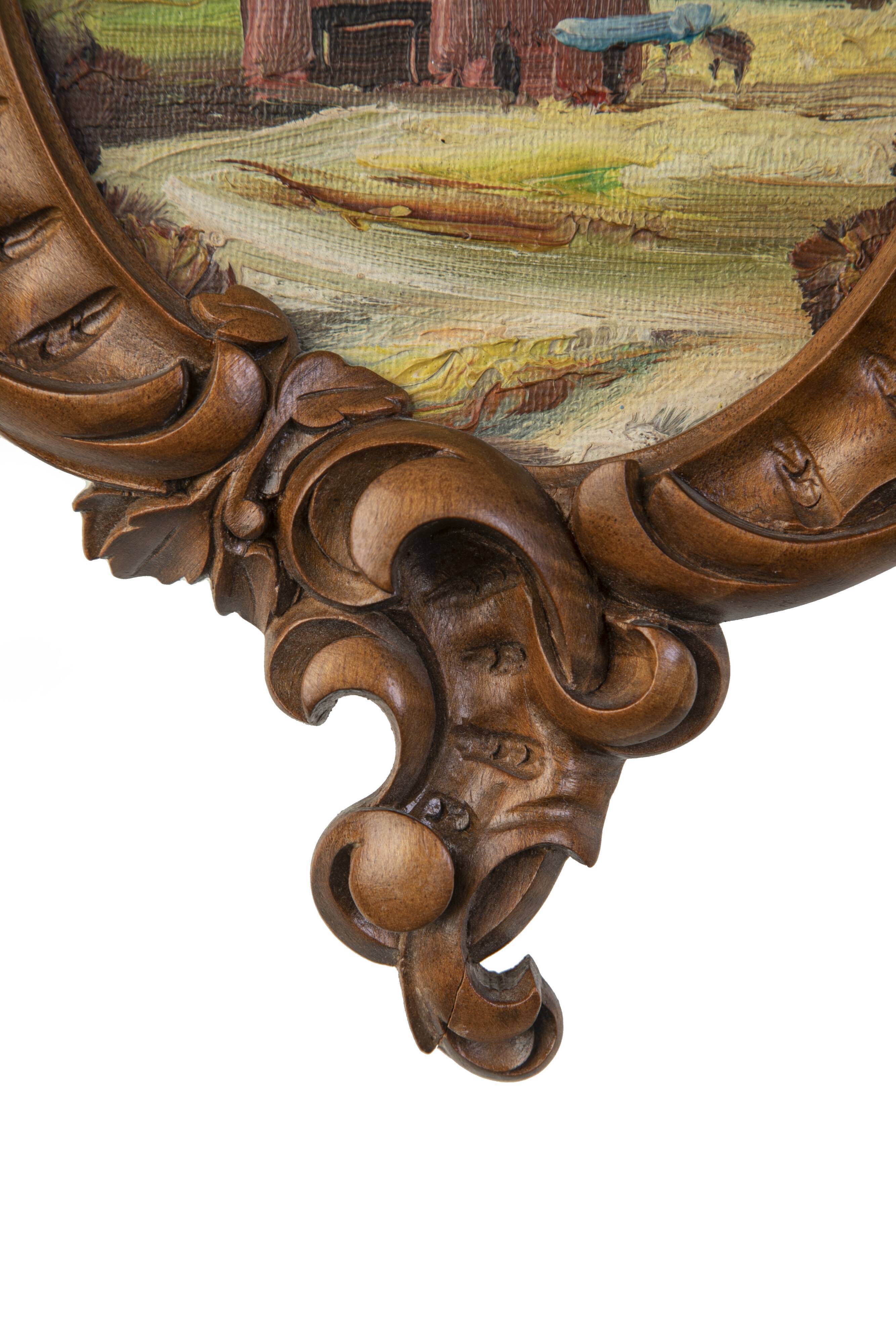 Handcrafted wooden frame