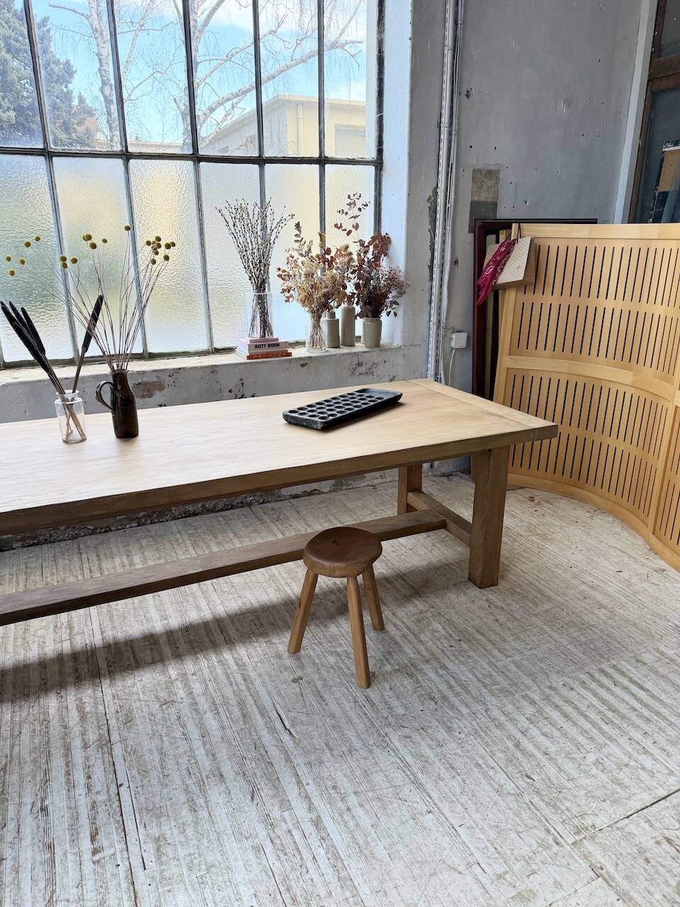 XXL solid oak farmhouse table 3.5m