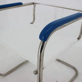 1930s Marcel Breuer Set of  B10 Bauhaus Tubular Table  and B34 Armachairs by Mucke Melder, CZ