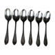 6 teaspoons of silver metal