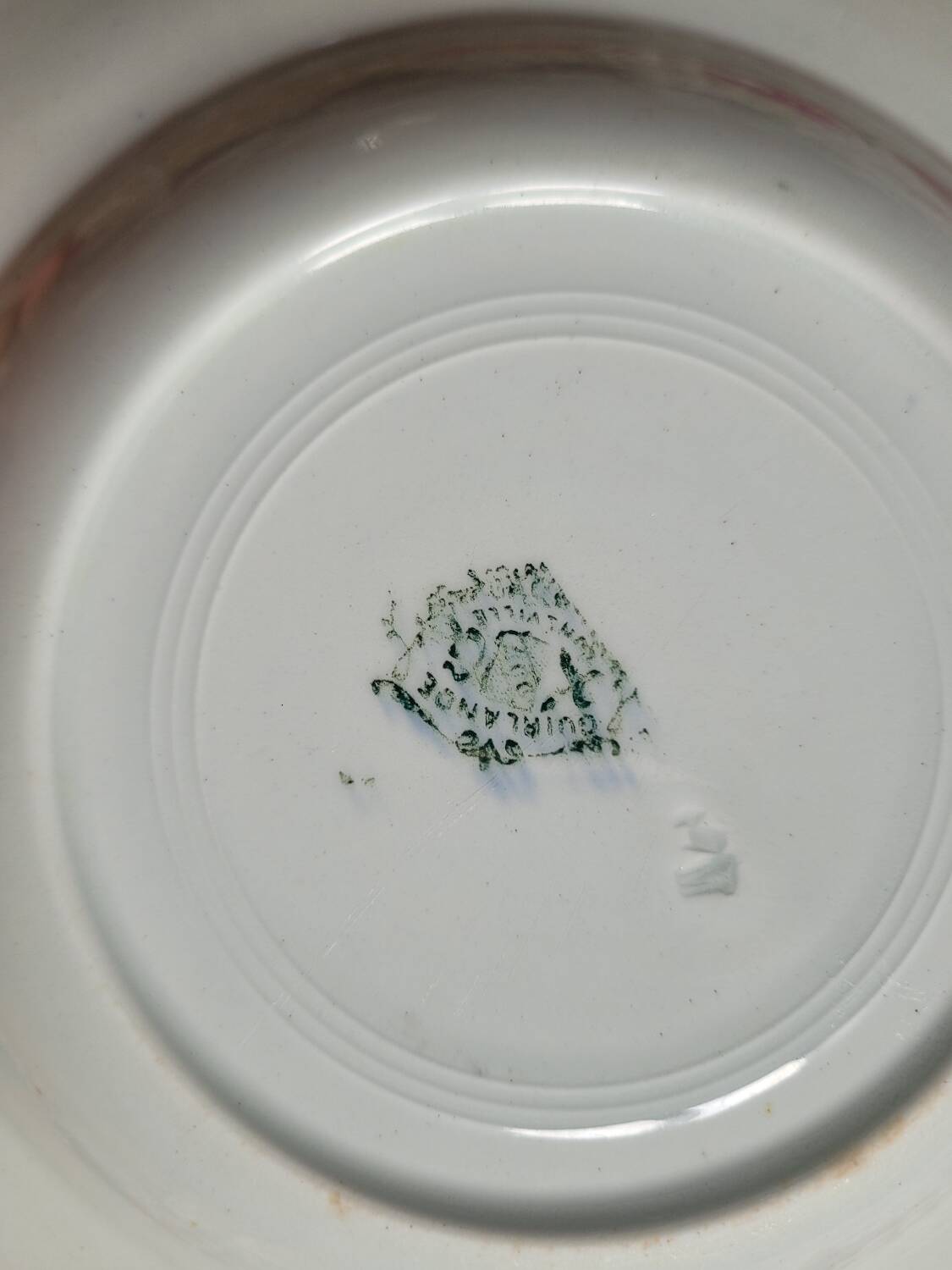 Assiette creuse Guirlande de Luneville