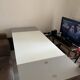 Ozzio Italia box table t110 – retractable and extendable – white glass –