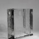 "Solifleur" Square Block Ice Glass Vase