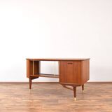 Mid-Century Organic Teak Desk from Sola Møbler, 1960s.