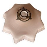 Suspension  opaline festonnée  vintage