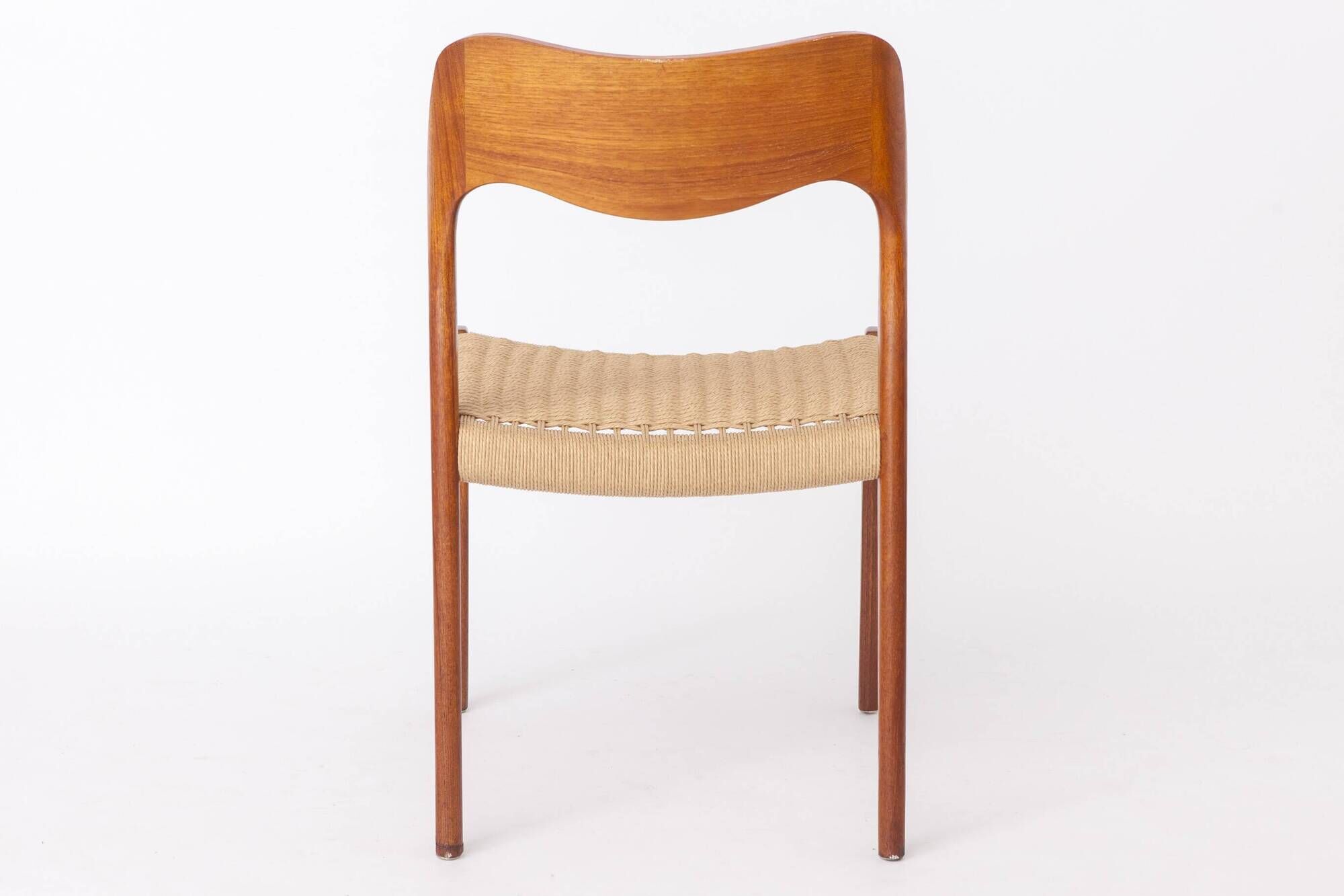 Niels Otto Møller Model 71 Teak Dining Chair, Danish 1950s - with Repair!