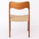 Niels Otto Møller Model 71 Teak Dining Chair, Danish 1950s - with Repair!
