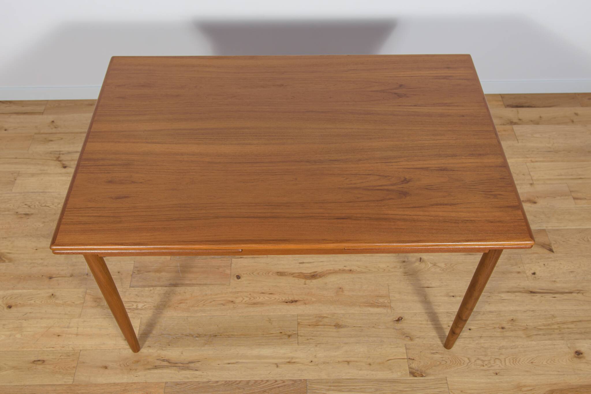 Mid Century Teak Extendable Dining Table, Denmark, 1960s