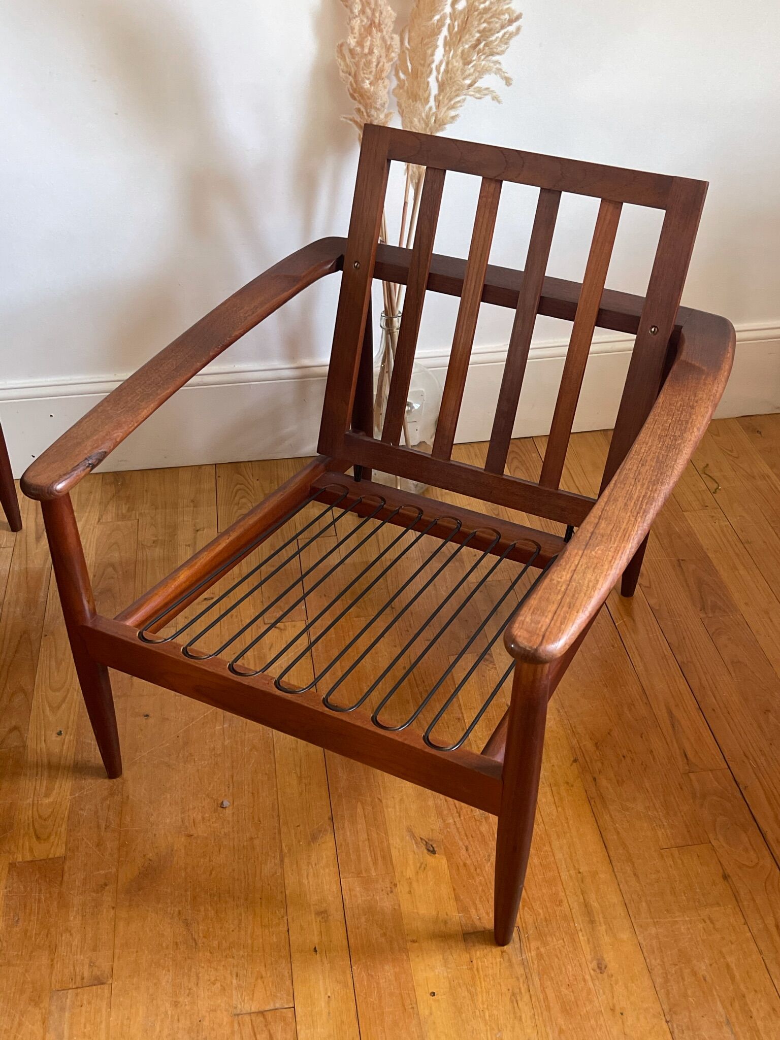 Pair of Danish armchairs designed in the 60s.