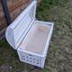Vintage wicker chest shabby chic