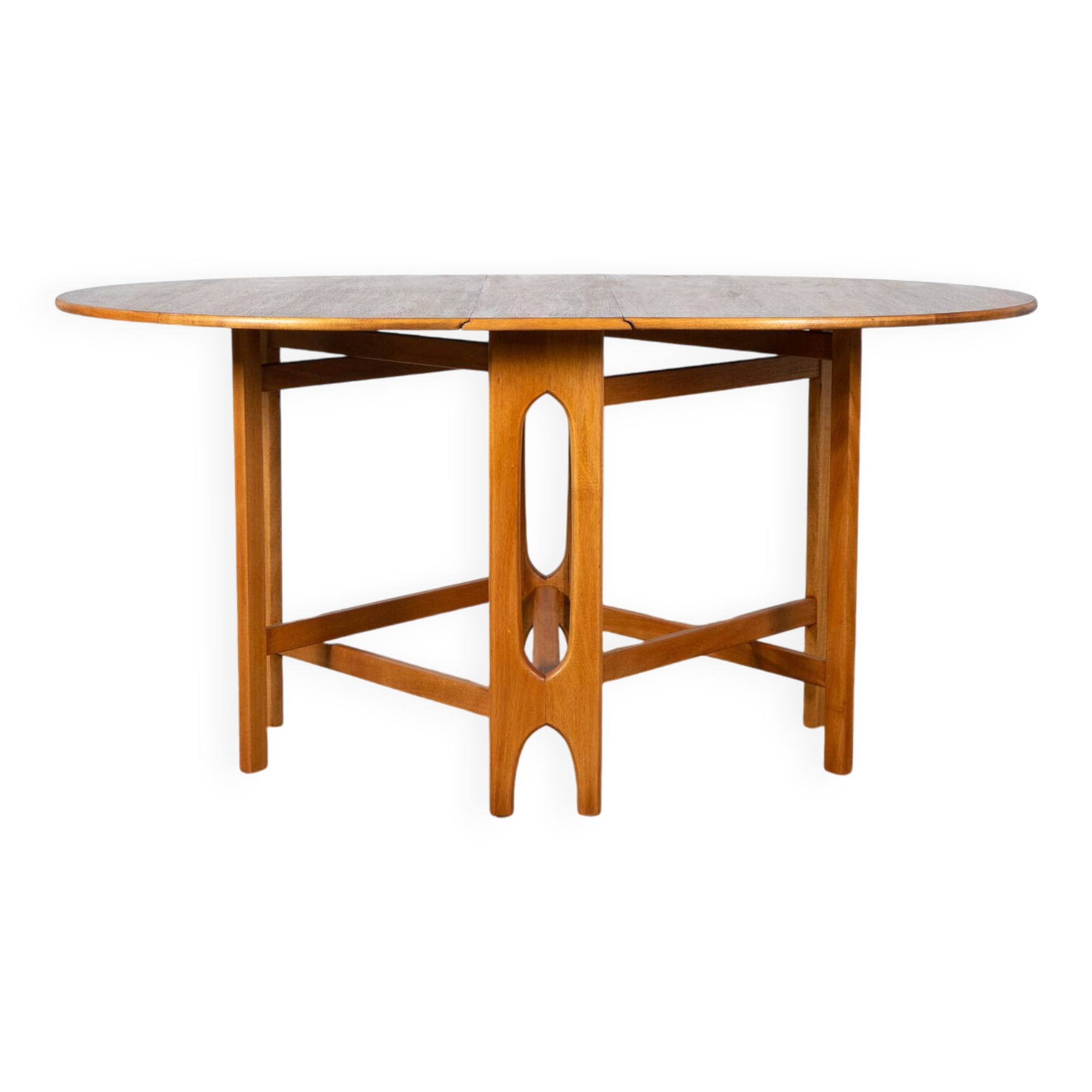 Mid Century Teak Foldable Dining Table made in Norway