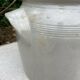 Light grey ceramic jar