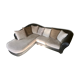 Leather art deco sofa