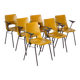 Vintage mid century design arm chairs by Ahrend de Cirkel, 1970s