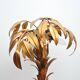 Gilded table lamp made of palm wood by Hans Kögl, 1970s