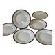 6 Christofle dessert plates, vintage Parma model