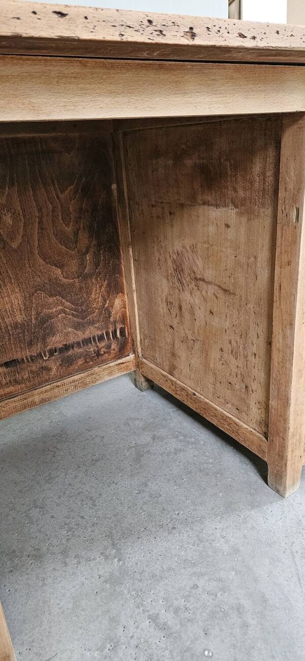 Grand bureau de maitre vintage 2 caissons