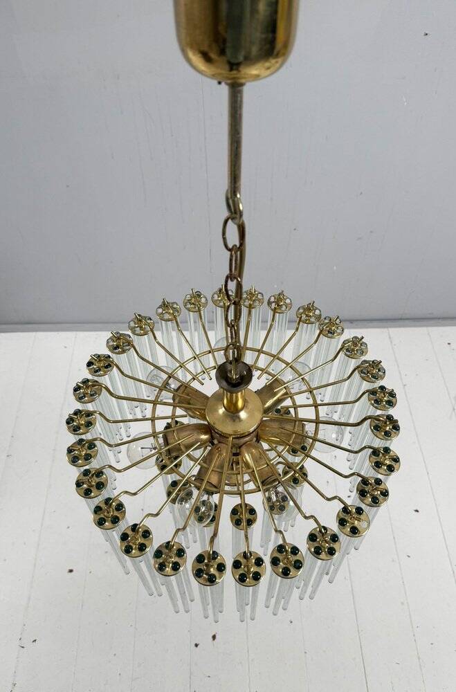 Mid-century modern chandelier by Gaetano Sciolari, 1970s
