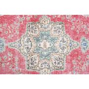 Vintage Turkish Oushak Handmade Wool Cotton Red Area Rug  111x199
