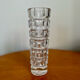 Vintage glass crystal vase 1950