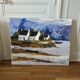 Painting painted with a knife