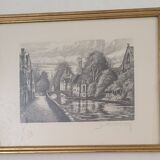 3 engravings signed