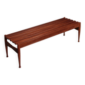 Banc en noyer par Gio Ponti fabriqué par Fratelli Reguitti en 1950