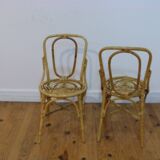 2 chaises rotin