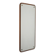 Swedish rectangular teak mirror "Sara" model