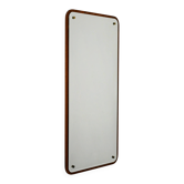 Swedish rectangular teak mirror "Sara" model