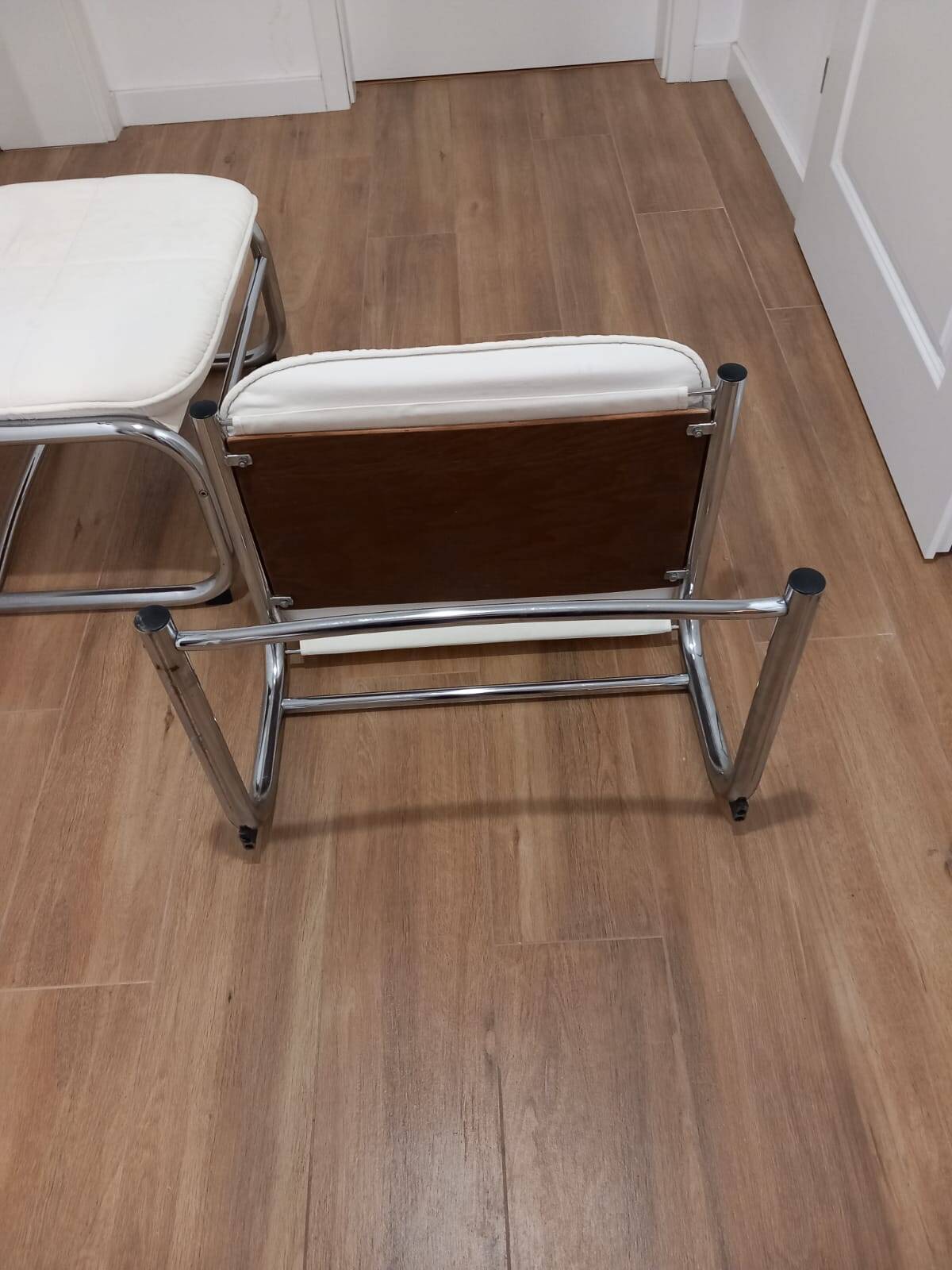 Pair of 1970s Bauhaus style footstools