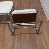 Pair of 1970s Bauhaus style footstools