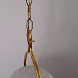 Hollywood regency sphere pendant light
