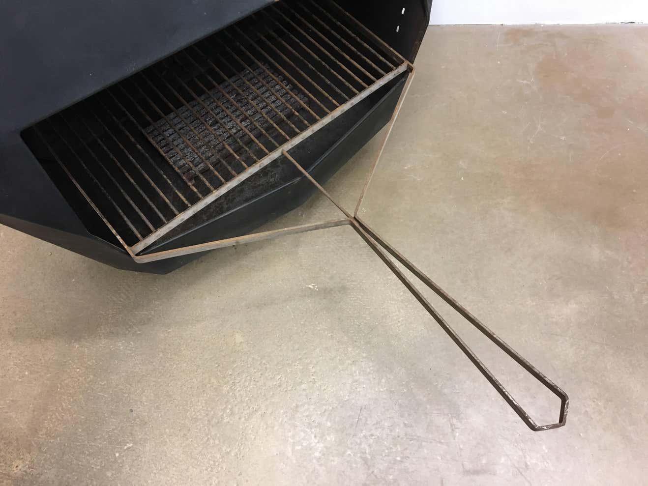 Modern steel fireplace model 5005 from Don Bar Design