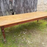 Table de ferme ancienne  en pin 3 mètres