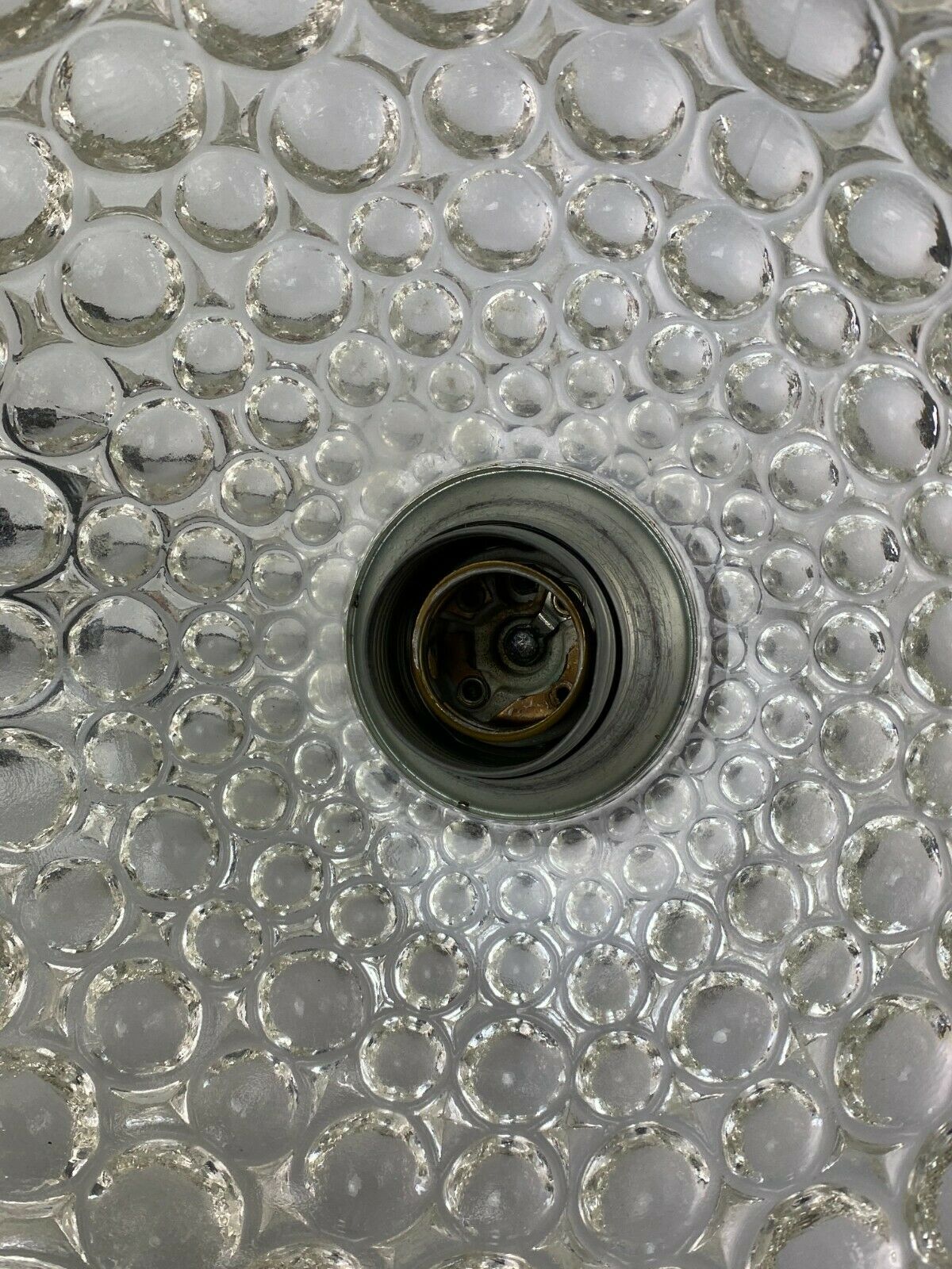 60s 70s lamp light hanging lamp glass ceiling lamp Space Age Design 60s