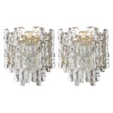 large wall sconces by Kalmar, Austria, 1960s
